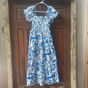 Show Me Your MuMu Blue and White Kids Dress